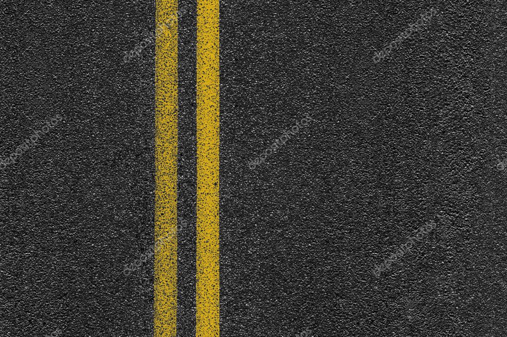 Markings on the pavement