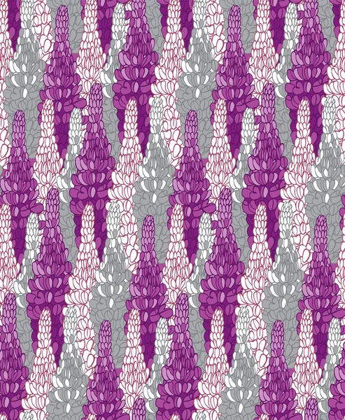 Çiçek lupines ile seamless modeli.