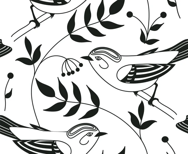 Kuşlarda kusursuz desen.