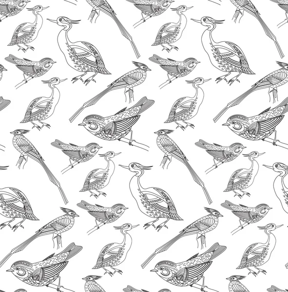 Kuşlarda kusursuz desen.