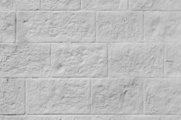Weiß Ziegel Zement Wand Oberfläche Textur Hintergrund — Stockfoto