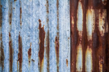 Paslı Metal duvar doku yüzey arka plan