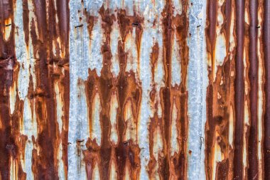 Paslı Metal duvar doku yüzey arka plan