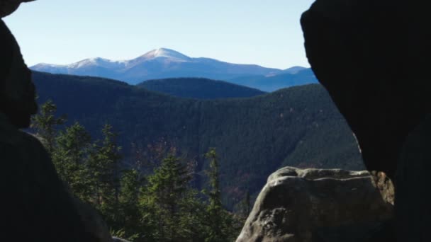 Howerla, hermosas montañas y colinas — Vídeos de Stock