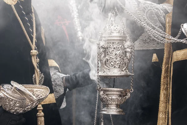 Semana Santa de Sevilla, incienso — Foto de Stock