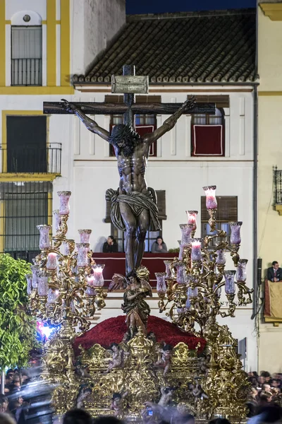 La Sangre de Cristo, Hermandad de San Benito, Semana Santa de Sevilla — Foto de Stock