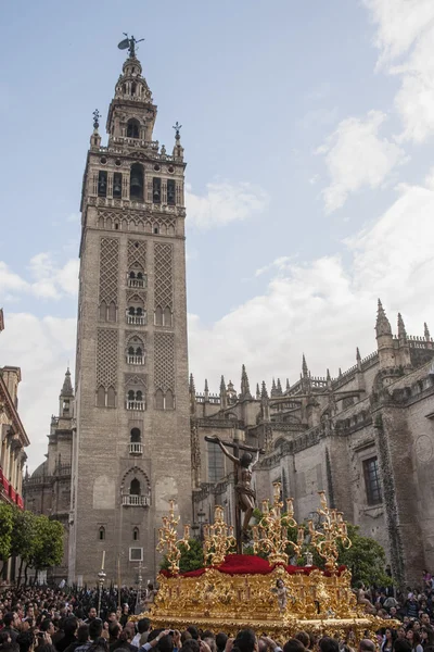 Ruhlar, Mesih'in kutsal hafta Seville — Stok fotoğraf