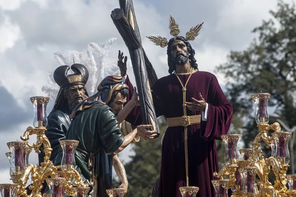 Semana Santa em Sevilha, fraternidade de paz — Fotografia de Stock