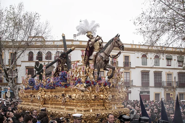 Étape mystère de la fraternité d'espérance de Triana, Pâques à Séville — Photo