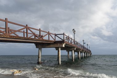 Marbella nagueles Beach'te görünümünü