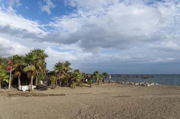 Praias da Costa del Sol no sul da Andaluzia, Marbella — Fotografia de Stock
