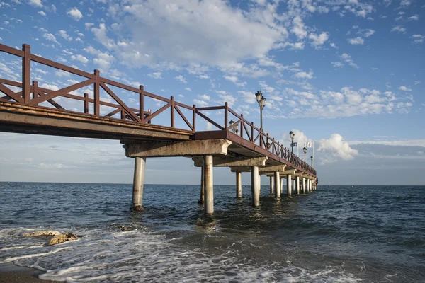 Pontoon Beach Nagueles em Marbella — Fotografia de Stock