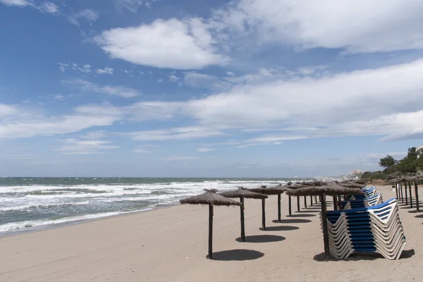 Plage sur la côte de Marbella, Malaga — Photo