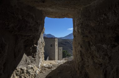 anıtlar İspanya Malaga'da Antequera Kalesi