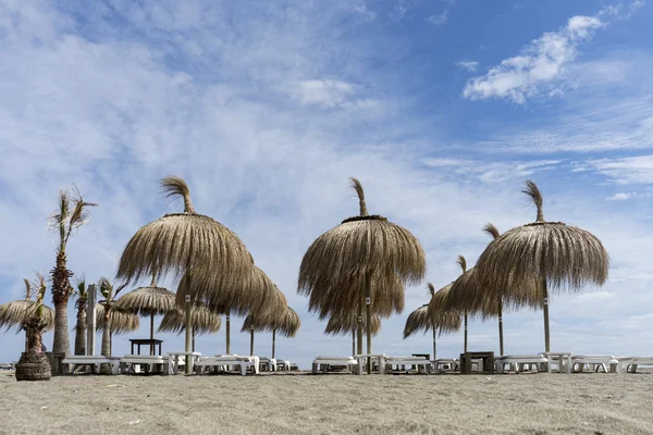 Playas de la Costa del Sol en el sur de Andalucía, Marbella — Foto de Stock