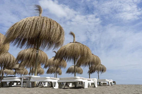 Playas de la Costa del Sol en el sur de Andalucía, Marbella — Foto de Stock