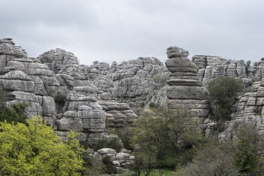 Doğa Spot torcal Antequera Malaga'da il Andalucia