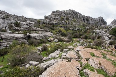 Doğa Spot torcal Antequera Malaga'da il Andalucia