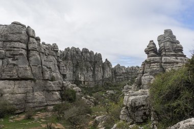 Doğa Spot torcal Antequera Malaga'da il Andalucia