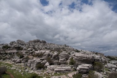Doğa Spot torcal Antequera Malaga'da il Andalucia