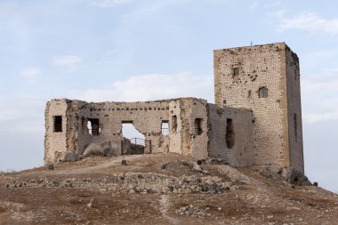 Teba, Malaga yıldızı eski Mağribi kalesi kalıntıları ediyor