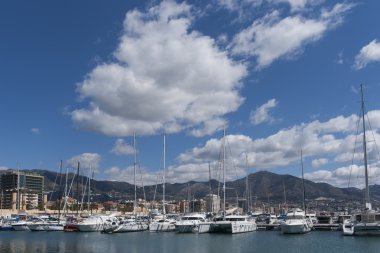 Fuengirola şehir Malaga il marina