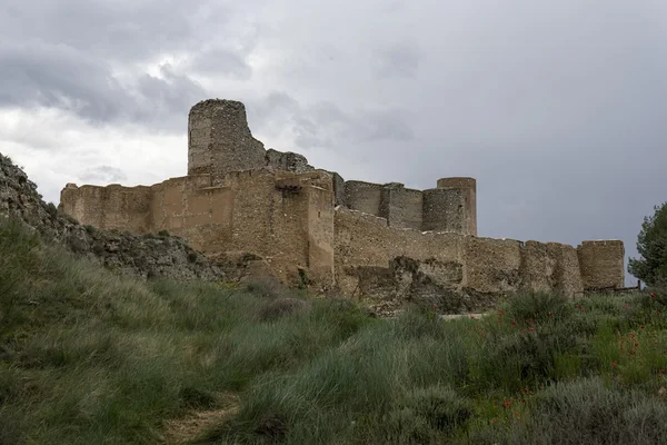 Аюб замок в містечку Калатаюд, Сарагоса — стокове фото