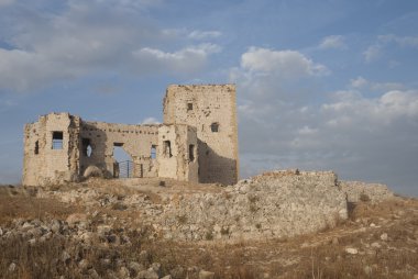 Teba, Malaga yıldızı eski Mağribi kalesi kalıntıları ediyor