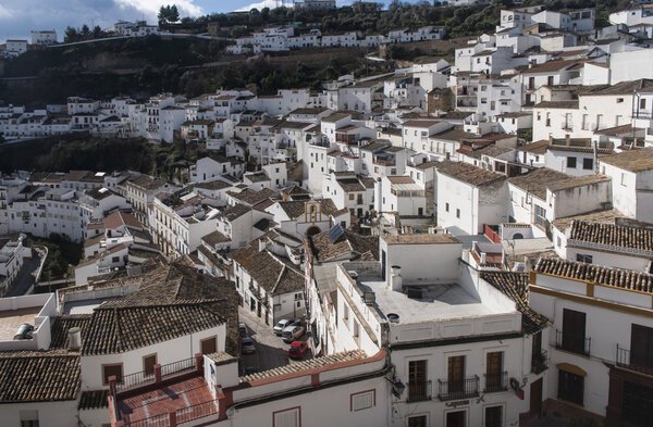 улицы города Сетениль в провинции Кадис
