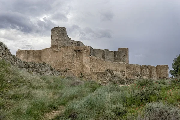 Ayub vár a város Calatayud, Zaragoza — Stock Fotó