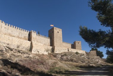 anıtlar İspanya Malaga'da Antequera Kalesi