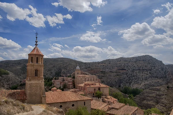 Schöne Dörfer von Spanien, Albarracin in der Provinz Teruel — Stockfoto