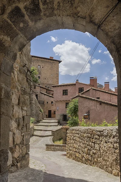 Hermosos pueblos de España, Albarracin en la provincia de Aragón — Foto de Stock