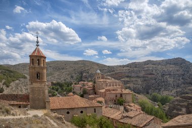 İspanya, Teruel ilinde Albarracn ortaçağ köyleri