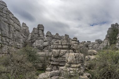 Doğa Spot torcal Antequera Malaga'da il Andalucia