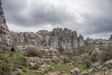 Doğa Spot torcal Antequera Malaga'da il Andalucia
