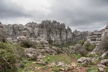 Doğa Spot torcal Antequera Malaga'da il Andalucia