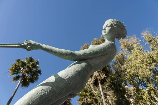 Símbolos de Marbella, escultura Venus — Foto de Stock