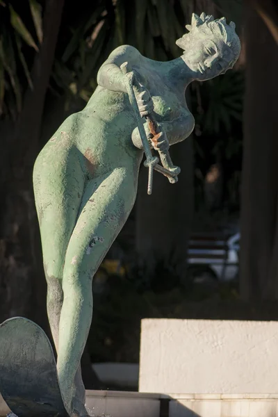 Symbols of Marbella, sculpture Venus — Stock Photo, Image