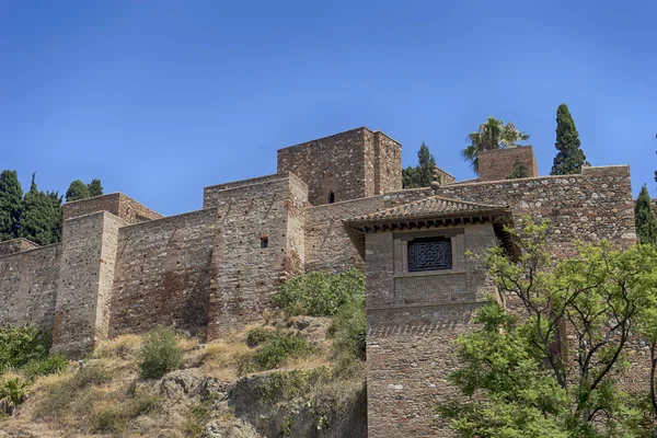 Műemlékek, Andalúziában, a Alcazaba, Malaga — Stock Fotó