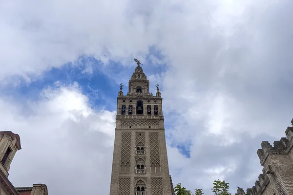 Minarett Der Alten Maurischen Stadt Sevilla Die Giralda — Stockfoto