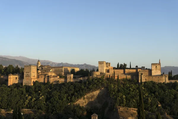 Beautiful Moorish fortress of the Alhambra in Granada, Andalusia — Stock Photo, Image