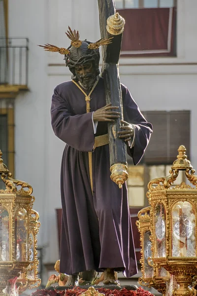 Brotherhood of Christ zigenarnas, Semana Santa i Sevilla — Stockfoto