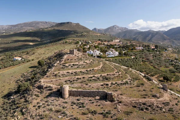 Ruiny Zamku Zalia Prowincji Malaga Andaluzja — Zdjęcie stockowe