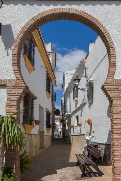 Flâner Dans Les Rues Municipalité Comares Malaga — Photo