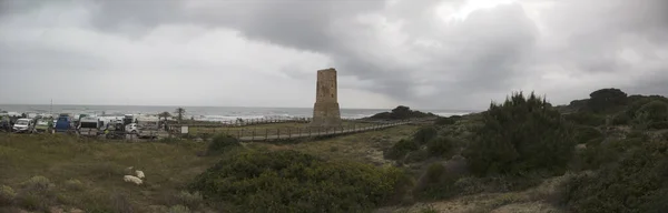 Gamla Utsiktstornet Kallas Torreladrones Stranden Cabopino Marbella — Stockfoto