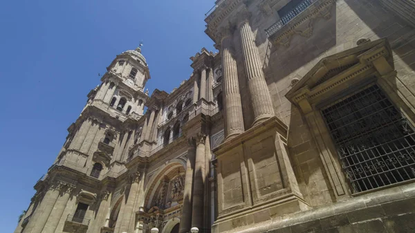 Kerk Van Heilige Kathedraal Basiliek Van Mensheid Van Malaga Spanje — Stockfoto