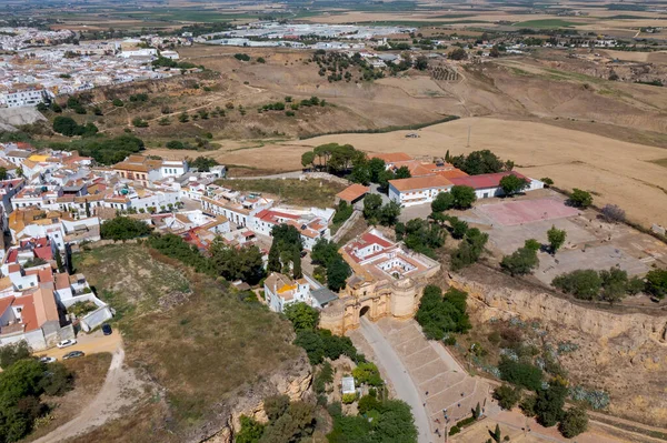 Vista Para Centro Monumental Município Carmona Andaluzia — Fotografia de Stock