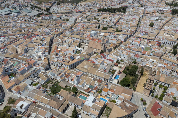 вид на монументальный центр муниципалитета Эстепа, Андалусия