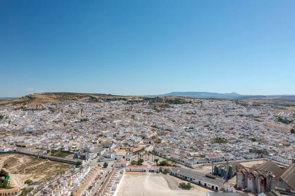 Vista Para Município Osuna Província Sevilha Andaluzia — Fotografia de Stock